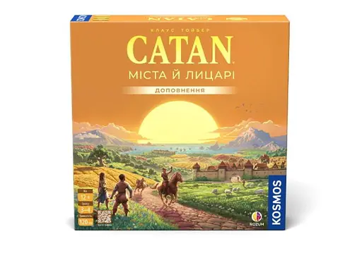 Настольная игра Rozum Катан: Города и рыцари (Catan: Cities & Knights) (укр.) (R104UA)