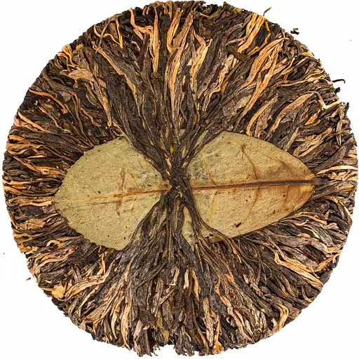 Шен Пуер Велике Листя із Юнде Ліньцан , 2014 р., млинець, 400 г - фото 2