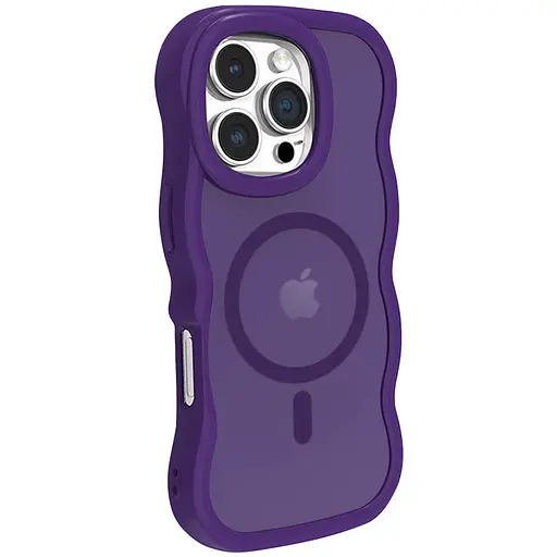 Чохол Epik TPU+PC Undine with MagSafe для Apple iPhone 16 Pro 6.3 Purple - фото 2