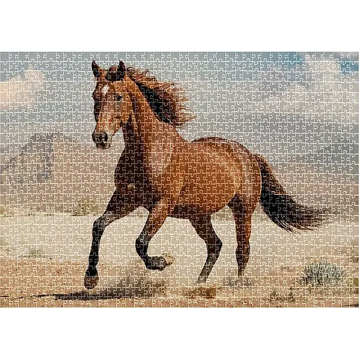 Пазлы трехслойные Interdruk Horses 2, 1000 шт. (384973) - фото 4