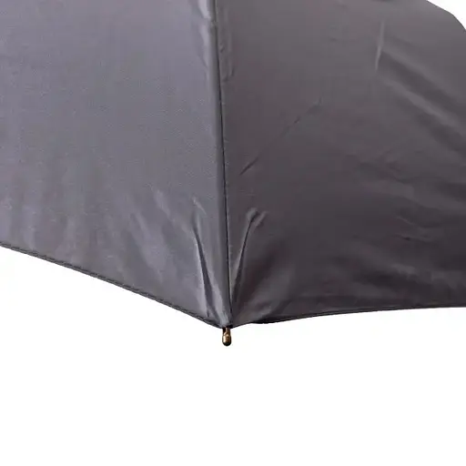 Зонтик Yiwu HP-23-8G автоматический складной 116 см с деревянной ручкой серый - фото 6