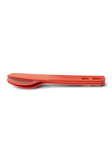 Набор столовых принадлежностей Sea To Summit Passage Cutlery Set 3 предмета Spicy Orange (1033-STS ACK035021-120808) - фото 2