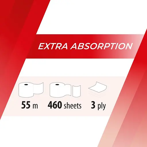 Рушник паперовий Кохавинська папірня Extra Absortion білий  - фото 3