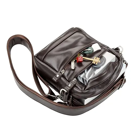 Сумка чоловіча SHVIGEL 16х18х8 см sum0027439 - фото 5