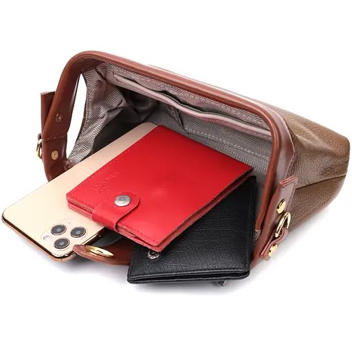 Кожаная сумка женская Vintage 19.5х10х5.5 см sum0024757 - фото 6