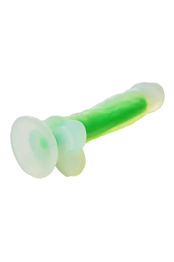 Фаллоимитатор Radiant Glow In The Dark Soft 17.5 см зеленый - фото 10