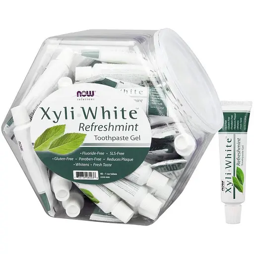 Зубна паста-гель Now Foods Xyli White Refreshmint 40 шт.