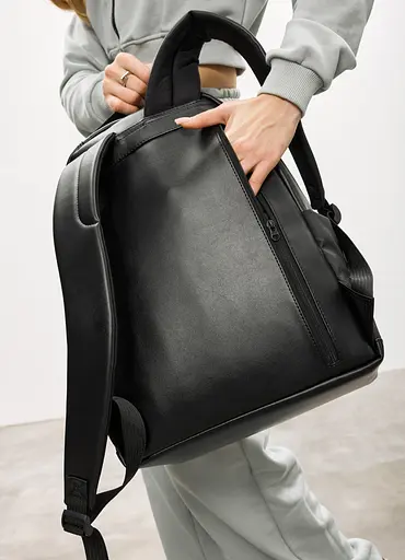 Жіночий рюкзак Sambag Zard MOD чорний 40 х 28 х 14 см (25438164) - фото 4