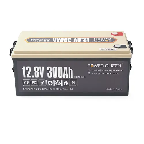 Аккумулятор Power Queen LiFePO4 12.8V 300Ah, 3840Wh, BMS 200A - фото 2