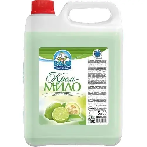Рідке крем-мило Balu Лайм-Фейхоа 5 л