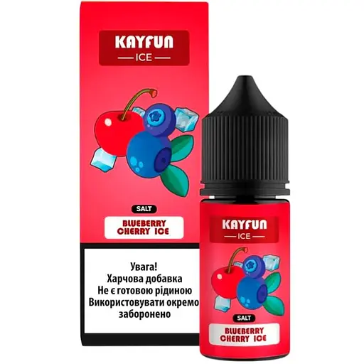 Набір компонентів для самозамісу сольової заправки Flavorlab Kayfun Ice Blueberry Cherry Ice Чорниця Вишня 30 мл, 0-50 мг (18740) - фото 1