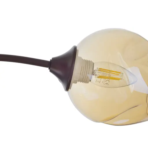 Люстра стельова Brille в спальню E27 60W BR (LK-678C/5) - фото 3