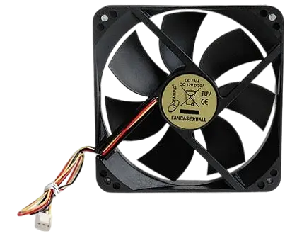 Вентилятор Gembird FANCASE3/BALL Black
