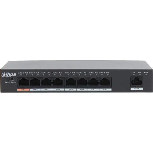 Комутатор Dahua Technology DH-PFS3009-8ET1GT-96 (DH-PFS3009-8ET1GT-96) - фото 1