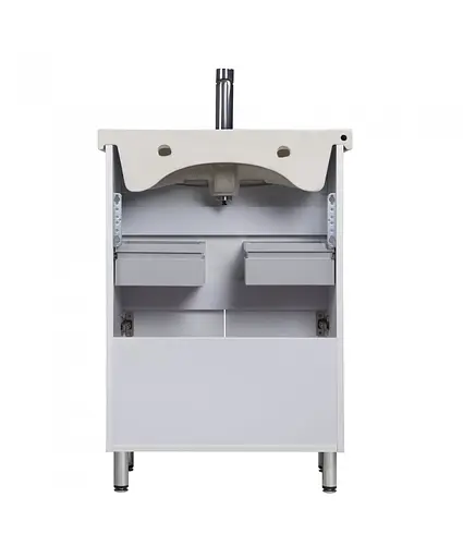 Тумба Мойдодир Тетріс 60 з умивальником Arteco 60 Білий - фото 4