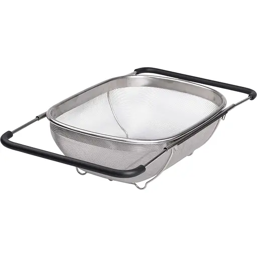 Друшляк-сито на раковину Zhongjing HP-19-18-L для миття продуктів 36х25х10.5 см - фото 4