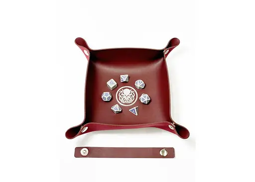 Настільна гра Планета Ігор Лоток для кубиків Ктулху (бургунді) (Dice tray Cthulhu burgundy) (pi-dt003) - фото 7