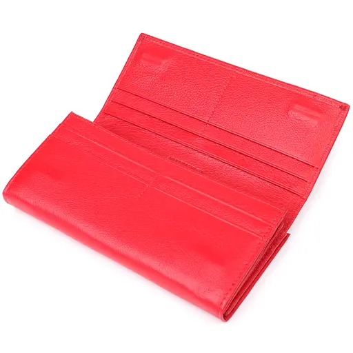 Кошелек для женщин с монеткой из натуральной кожи. ST Leather 18.5х9х3 см acs0029700 - фото 5