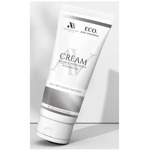 Крем с пробиотиками для жирной и нормальной кожи AV CREAM BALANCE MOISTURIZER Eco.prof.cosmetics 50 мл - фото 1