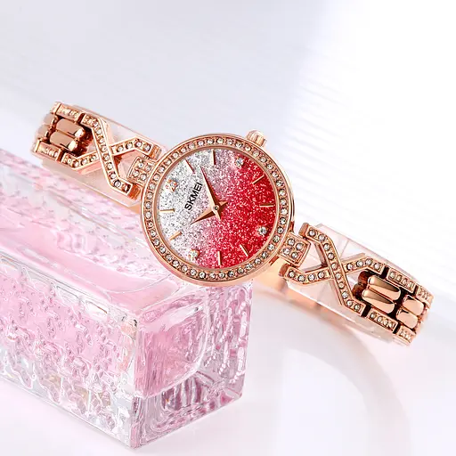 Наручний годинник жіночий 2001RD Red Skmei acs0030413 - фото 3