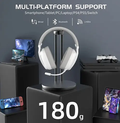 Навушники бездротові ігрові ATTACK SHARK L80 l 80 white - фото 2