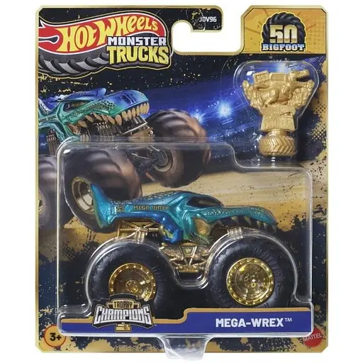 Машинка-позашляховик з кубком Hot Wheels Monster Trucks Бігфут - чемпіон в асортименті (JDV96) - фото 12