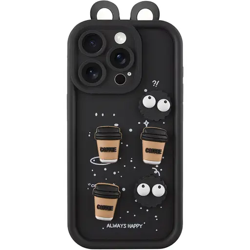 Чехол Epik TPU Toys Case with Ears для Apple iPhone 11 Pro Max 6.5 Black