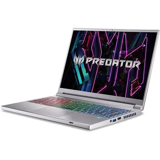 Ігровий ноутбук Acer Predator Triton 14 PT14-51-75FP, (NH.QLQEX.005), Intel Core i7-13700H до 5 ГГц, 14 WQXGA, 16 ГБ, SSD 1 ТБ, NVIDIA GeForce RTX 4070 8 ГБ, Free DOS, сріблястий - фото 4