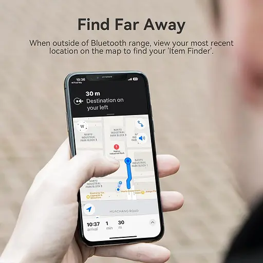 Пошук ключів, трекер гаманця Працює з Apple Find My (лише для iOS), змінний акумулятор, пошук предметів через Bluetooth для сумок - фото 3