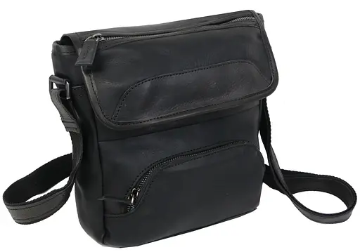 Кожаная мужская сумка Mykhail Ikhtyar 23х25х6 см sum0023009 - фото 4