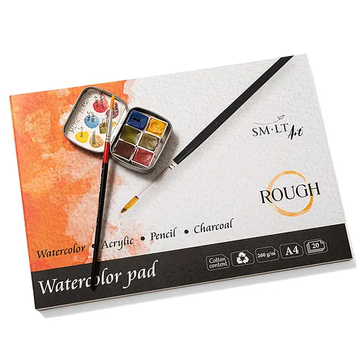 Склейка для акварели Rough 260г/м2 20л SM-LT Art - фото 2