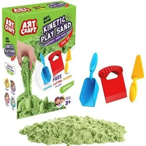 Кінетичний пісок Dede Art Craft 1000 г зелений (3692)