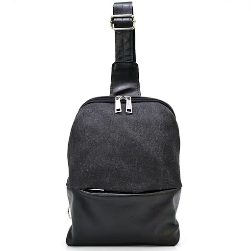 Кожаная сумка-слинг Tarwa 28х22х7 см sum0025588 - фото 7