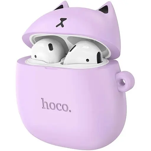 Беспроводные наушники Hoco EW45 Lilac cat лиловые