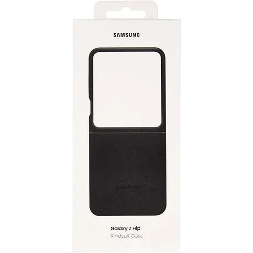 Кожаный чехол Epik Leather Case AAA для Samsung Galaxy Z Flip6 Black - фото 5