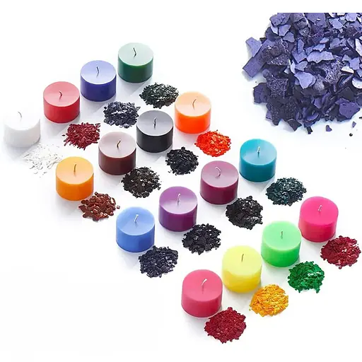 Краситель для изготовления свечей Alexes SB-002, 16 цветов по 2,8 грамм - фото 1