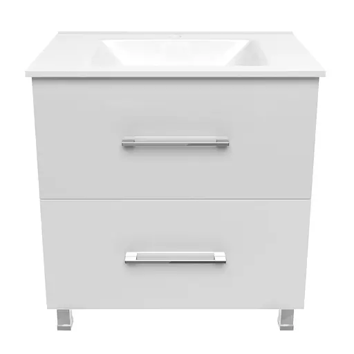 Тумба з умивальником напольна Volle Nemo 80 см 15-17-81N Білий - фото 2