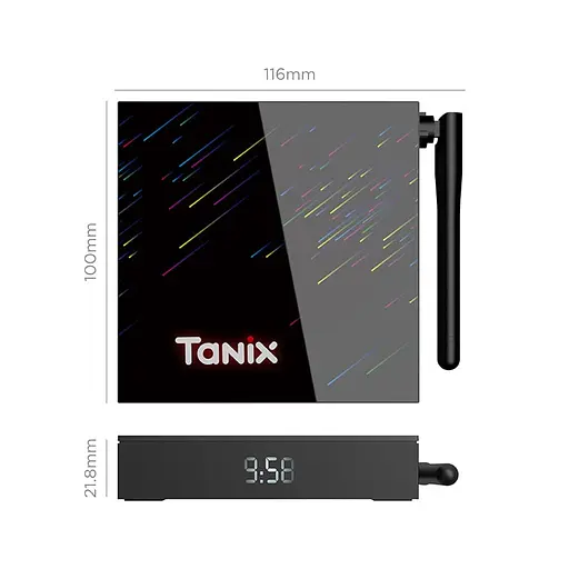 Смарт ТВ приставка Tanix TX68 4/64 Гб Smart TV Box Android 12 - фото 6