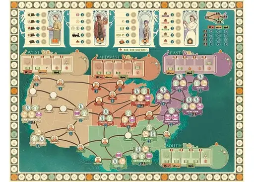 Настольная игра Pegasus Spiele Карнеги (Carnegie) (англ.) (PS114) - фото 9