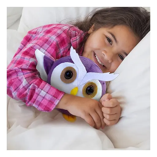 М'яконабивна іграшка "Круглик Сова" МС 080501-12 біло-фіолетовий 18 см - фото 4