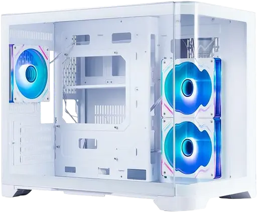 Корпус 1stPlayer UV6-WH-2FC7R-W-1FC7-W ARGB White - фото 2