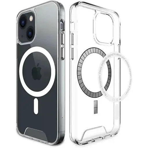 Чохол Epik TPU Space Case with MagSafe для Apple iPhone 13 mini (5.4) Прозорий
