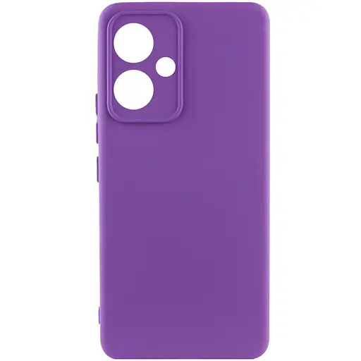 Чохол Lakshmi Silicone Cover Full Camera AA для Xiaomi Redmi 13 4G/Poco M6 4G Фіолетовий/Purple