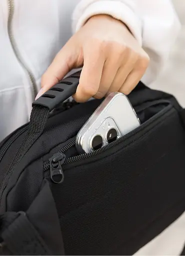 Женская сумка через плечо бананка Sambag Flex Pro 30×17×15 см (85451128) - фото 4