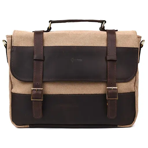 Шкіряна чоловіча сумка TARWA 36х27х10 см nsa0001325 - фото 3