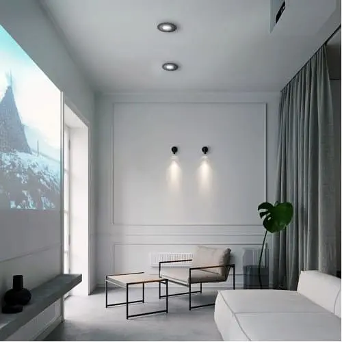 Вбудований поворотний світильник у чорному корпусі | Line F | Арт. DL6210 чорний - фото 3