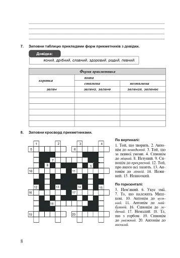 Українська мова. 6 клас. Робочий зошит. Частина 2 (за модельною програмою Голуб Н.Б., Горошкіної О.М.) - фото 7