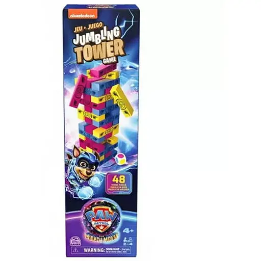 Настільна гра Spin Master Дженга Цуценячий патруль у кіно 2 (Jenga Paw Patrol the Mighth Movie) (SM98270/6067933) - фото 1