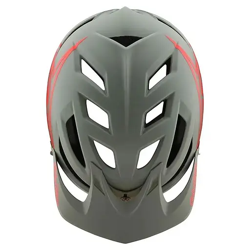 Велошолом Troy Lee Designs A1 Mips Classic Grey/Orange XS (1106-190111110) - фото 3