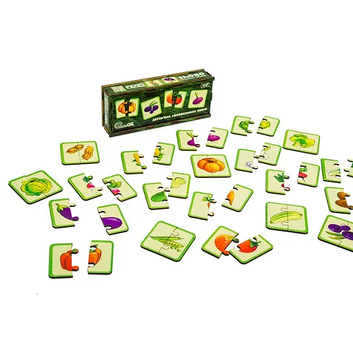 Деревянная головоломка "Овощи" PuzzleOK Puz-95963, 40 элементов - фото 3